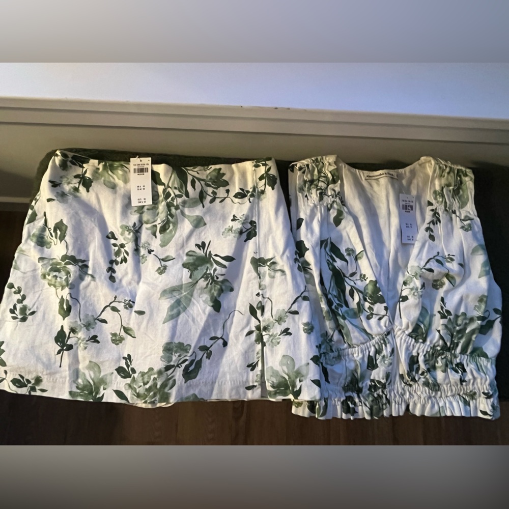 A&F Floral Skirt Set